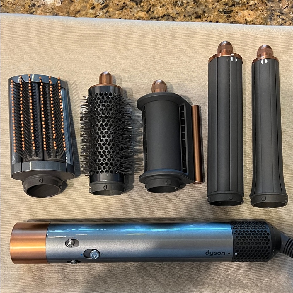 Dyson airwrap Copper and Black Hair Styling Kit